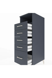 Kronos Dolap Tek Raflı 5 Çekmeceli 44x59x134 - S82M010V5C