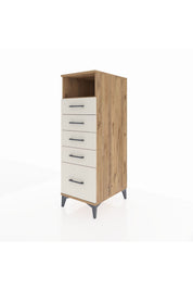Kronos Dolap Tek Raflı 5 Çekmeceli 44x59x134 - S82M010V7C