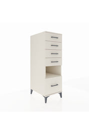 Kronos Dolap Tek Raflı 5 Çekmeceli 44x59x134 - S82M011V1C