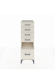 Kronos Dolap Tek Raflı 5 Çekmeceli 44x59x134 - S82M011V1C
