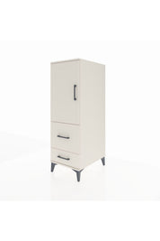 Kronos Dolap Tek Raflı 2 Çekmeceli Tek Kapaklı 44x59x134 - S82M012V1C