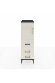Kronos Dolap Tek Raflı 3 Çekmeceli Tek Kapaklı 44x59x134 - S82M013V4C