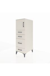 Kronos Dolap Tek Raflı 4 Çekmeceli Tek Kapaklı 44x59x134 - S82M017V1C