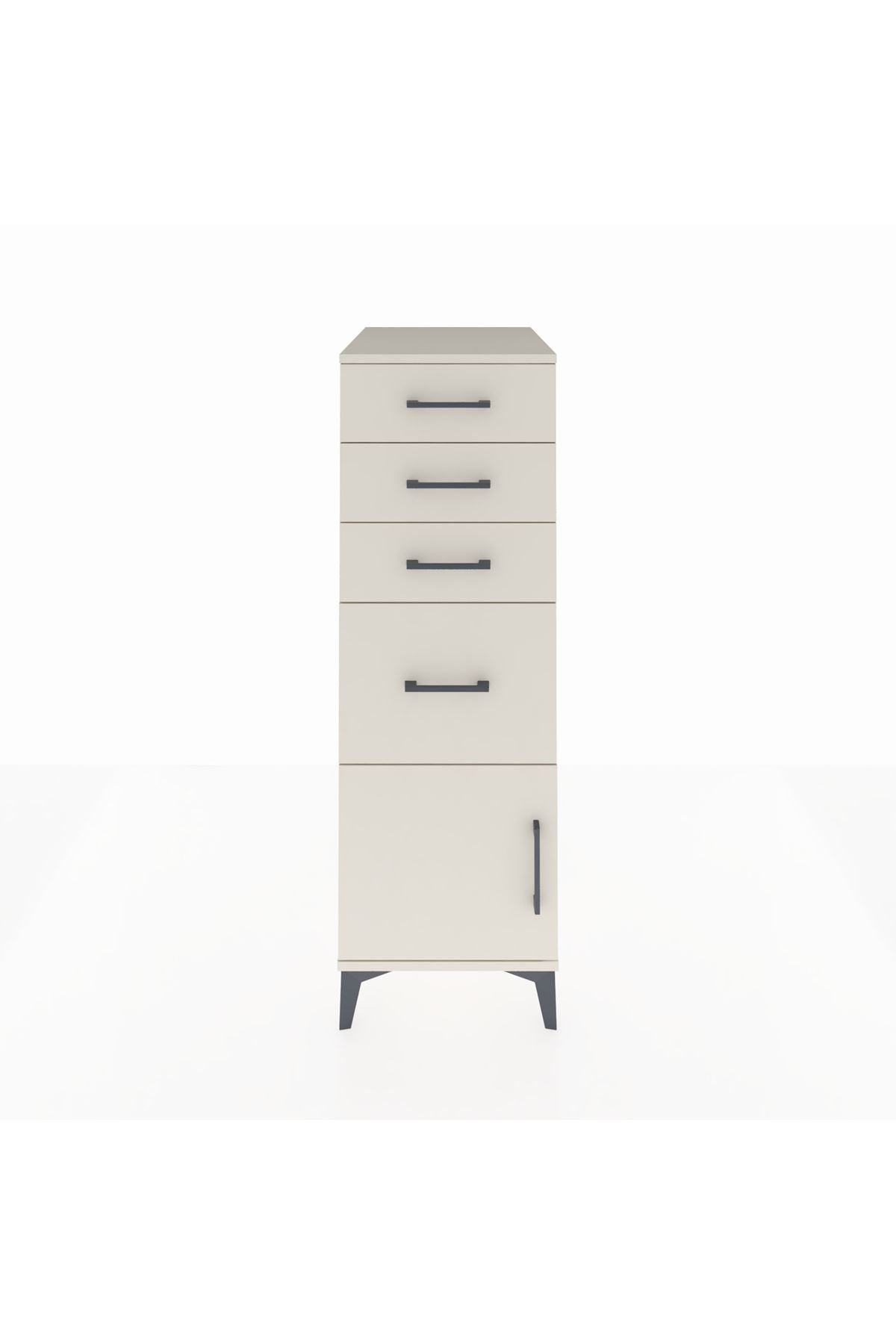 Kronos Dolap 4 Çekmeceli Tek Kapaklı 44x59x134 - S82M018V1C