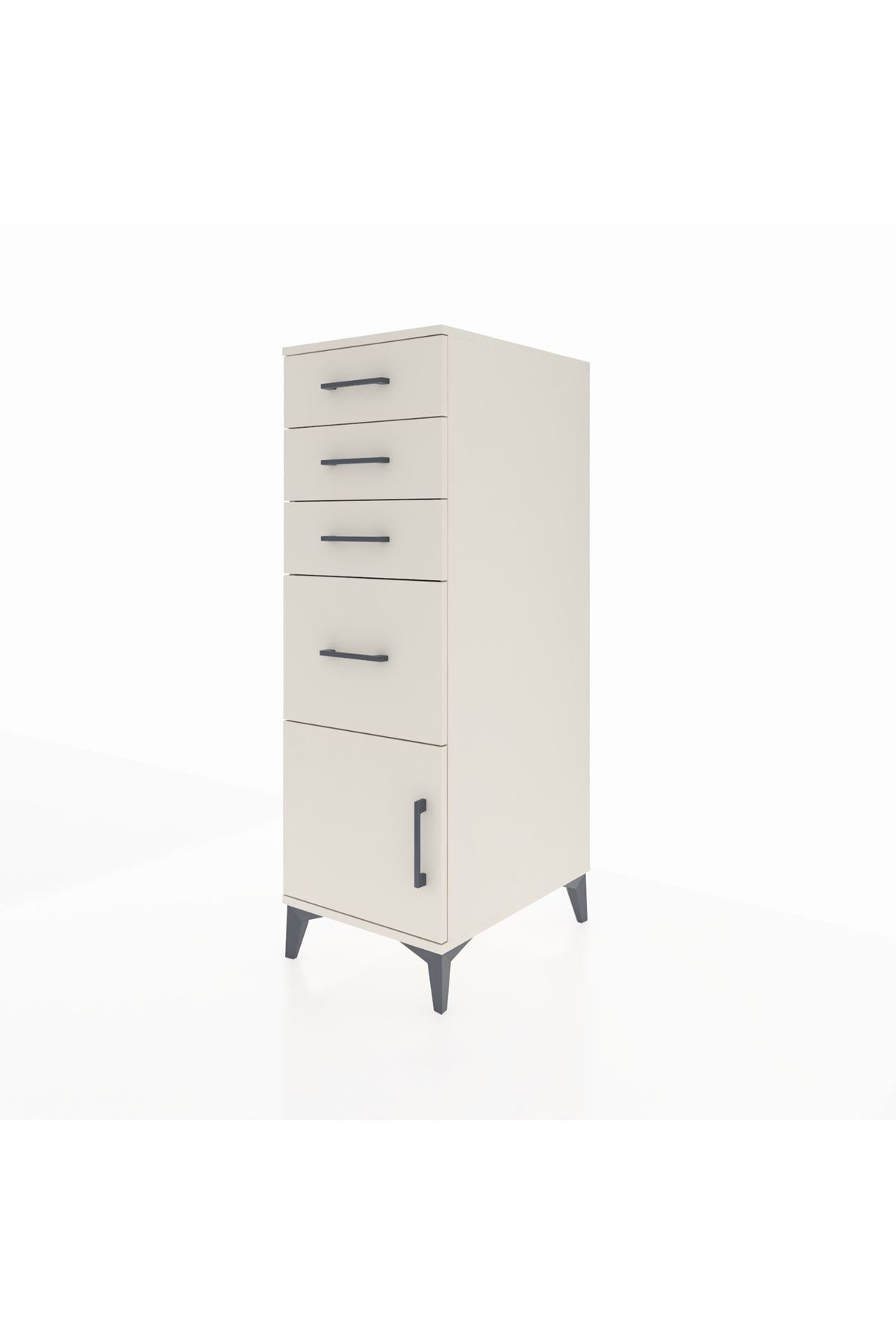 Kronos Dolap 4 Çekmeceli Tek Kapaklı 44x59x134 - S82M018V1C