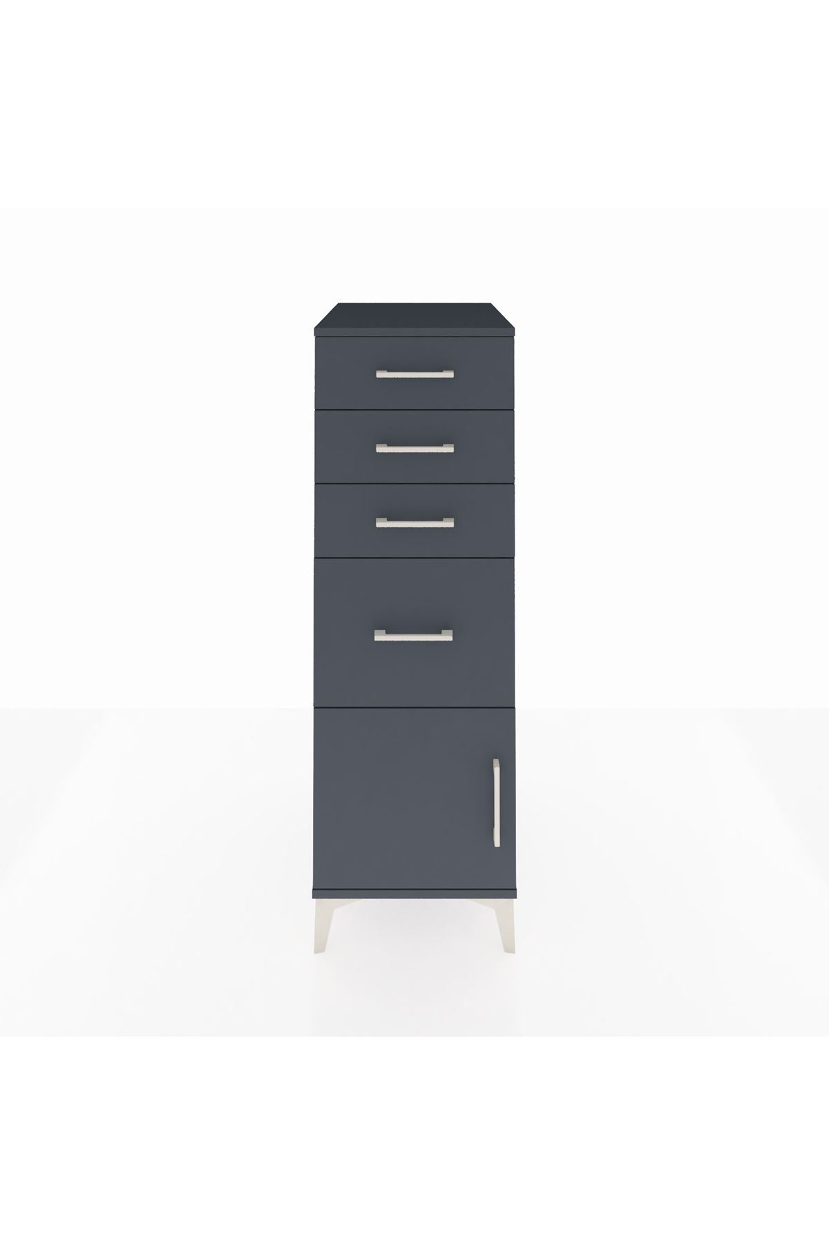 Kronos Dolap 4 Çekmeceli Tek Kapaklı 44x59x134 - S82M018V5C