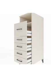 Kronos Dolap Tek Raflı 5 Çekmeceli 44x59x134 - S82M019V1C