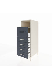 Kronos Dolap Tek Raflı 5 Çekmeceli 44x59x134 - S82M019V2C