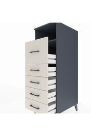 Kronos Dolap Tek Raflı 5 Çekmeceli 44x59x134 - S82M019V4C