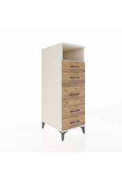 Kronos Dolap Tek Raflı 5 Çekmeceli 44x59x134 - S82M020V3C