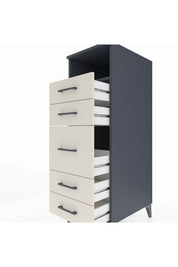 Kronos Dolap Tek Raflı 5 Çekmeceli 44x59x134 - S82M020V4C