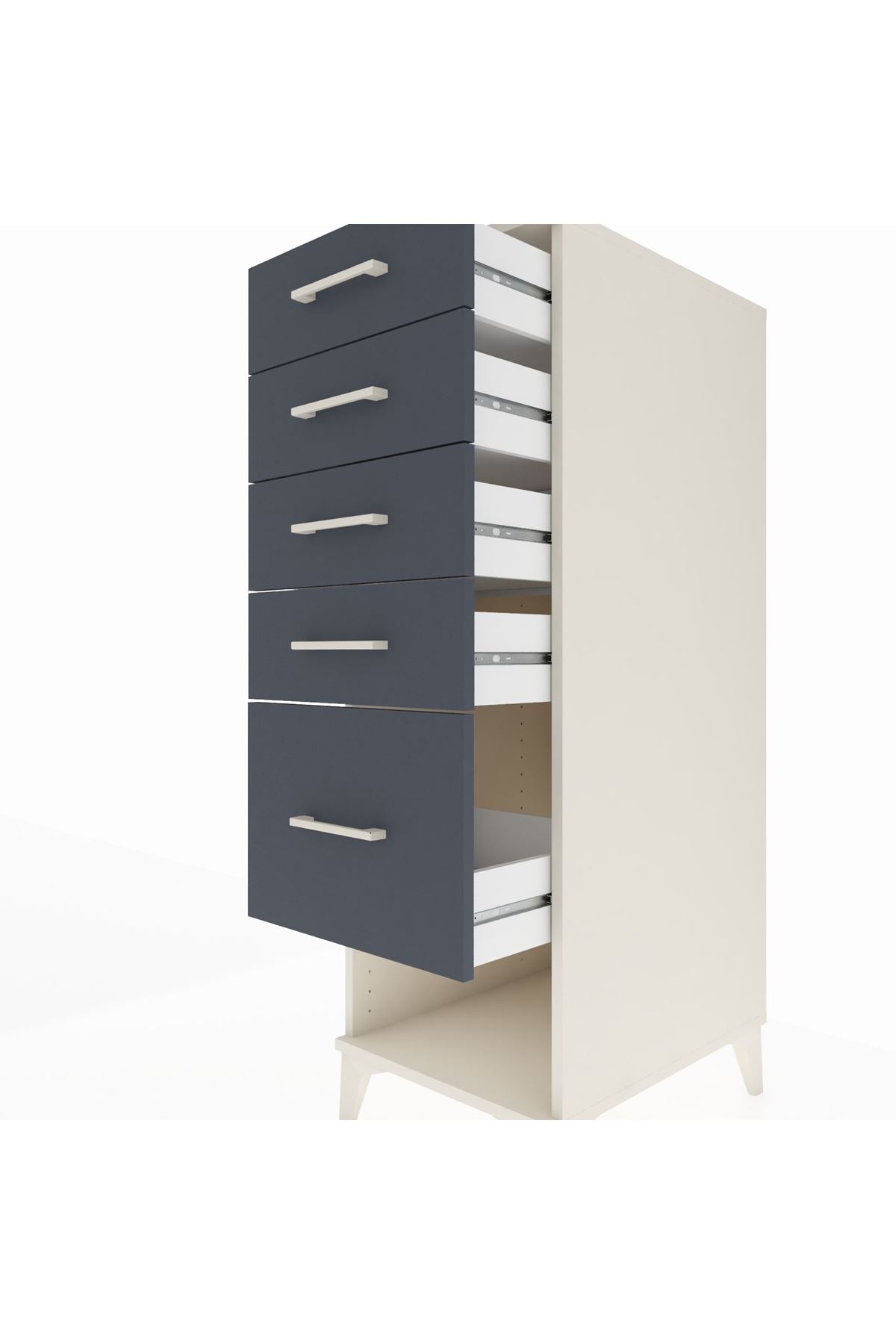 Kronos Dolap 5 Çekmeceli 44x59x134 - S82M021V2C