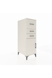 Kronos Dolap Tek Raflı 3 Çekmeceli Tek Kapaklı 44x59x134 - S82M023V1C