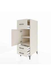 Kronos Dolap 2 Raflı 3 Çekmeceli Tek Kapaklı 44x59x134 - S82M025V1C