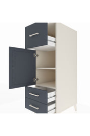 Kronos Dolap 2 Raflı 3 Çekmeceli Tek Kapaklı 44x59x134 - S82M025V2C