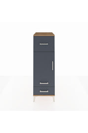Kronos Dolap 2 Raflı 3 Çekmeceli Tek Kapaklı 44x59x134 - S82M025V8C