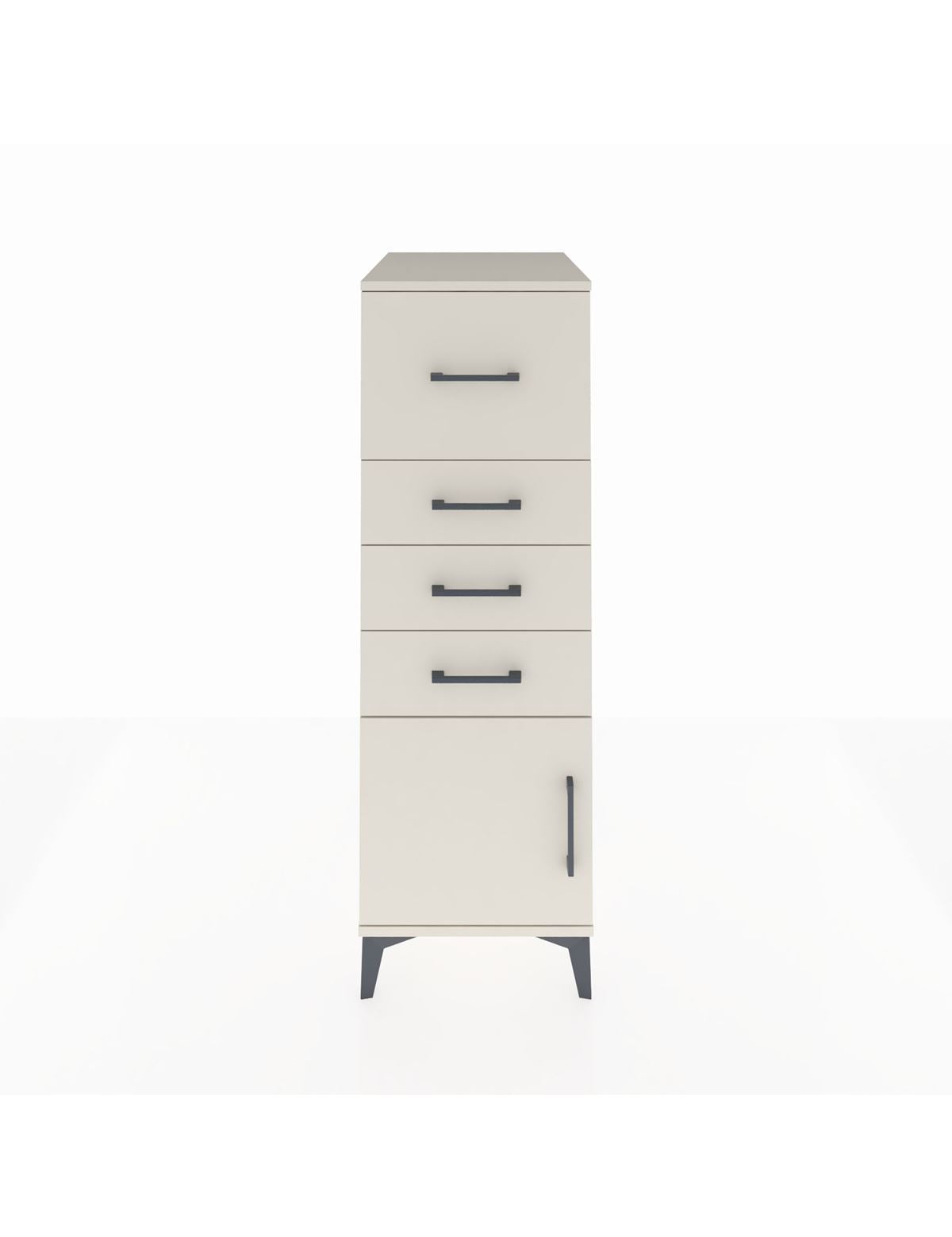 Kronos Dolap 4 Çekmeceli Tek Kapaklı 44x59x134 - S82M026V1C