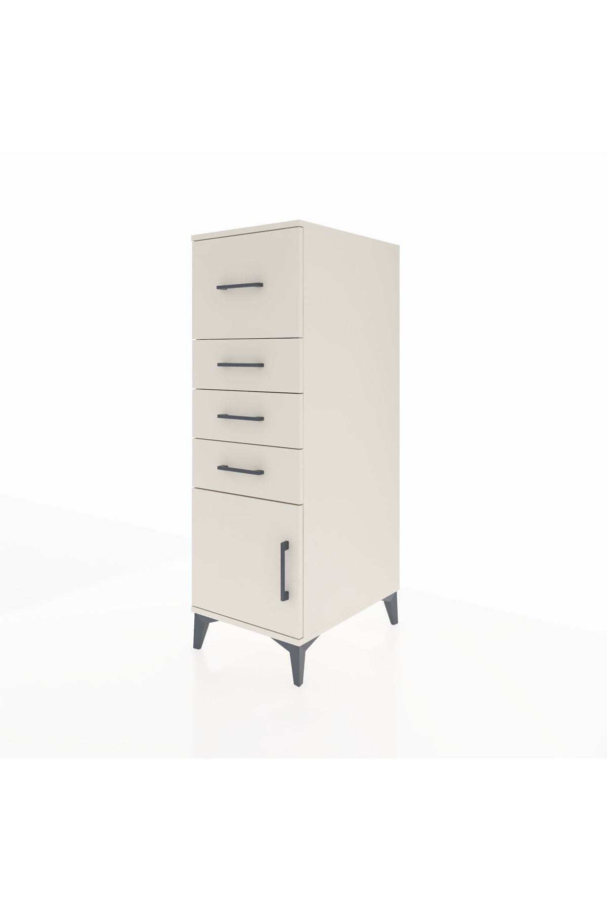Kronos Dolap 4 Çekmeceli Tek Kapaklı 44x59x134 - S82M026V1C