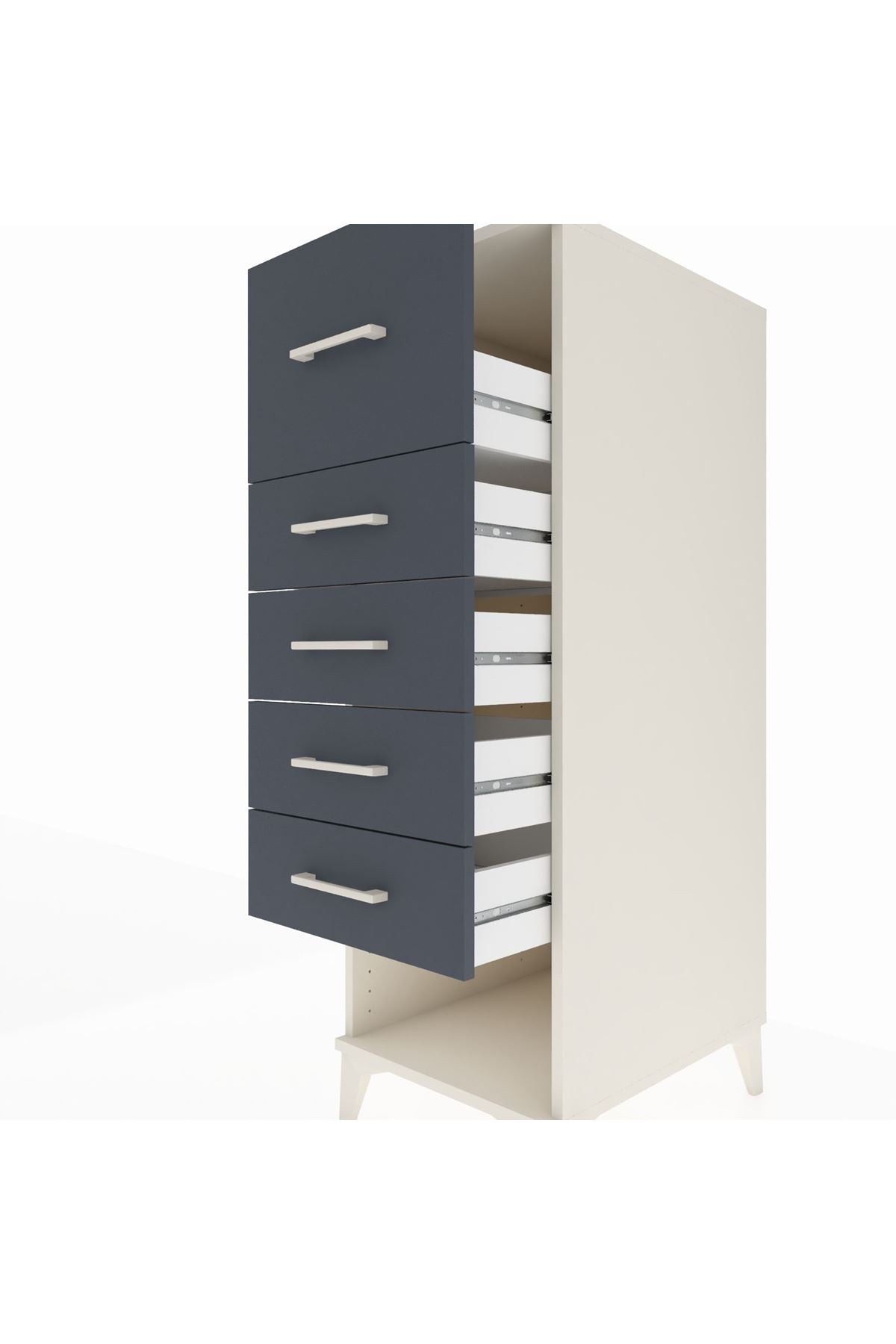 Kronos Dolap 5 Çekmeceli 44x59x134 - S82M028V2C
