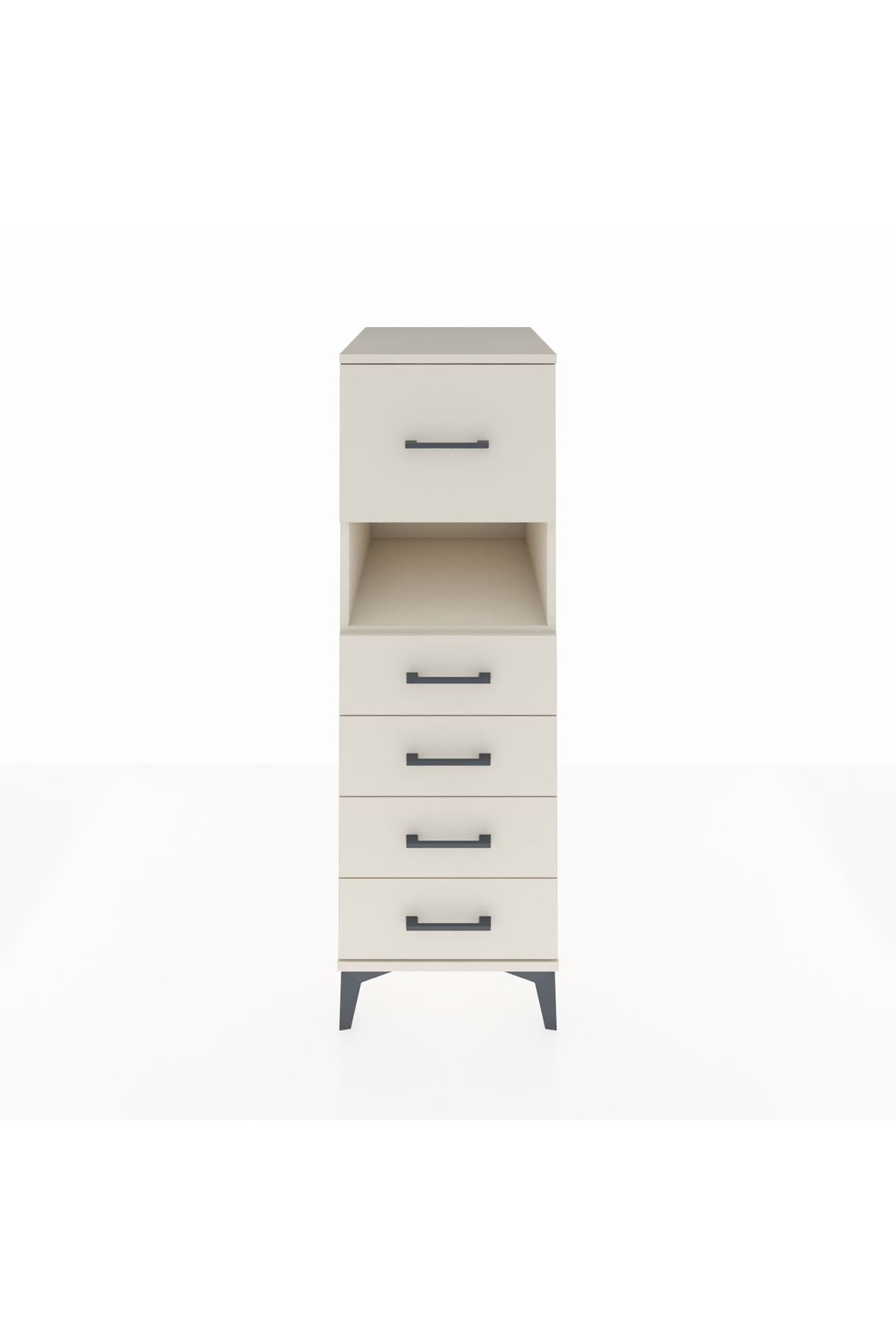 Kronos Dolap Tek Raflı 5 Çekmeceli 44x59x134 - S82M029V1C