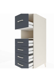 Kronos Dolap Tek Raflı 5 Çekmeceli 44x59x134 - S82M029V2C
