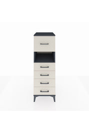 Kronos Dolap Tek Raflı 5 Çekmeceli 44x59x134 - S82M029V4C