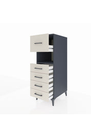 Kronos Dolap Tek Raflı 5 Çekmeceli 44x59x134 - S82M029V4C