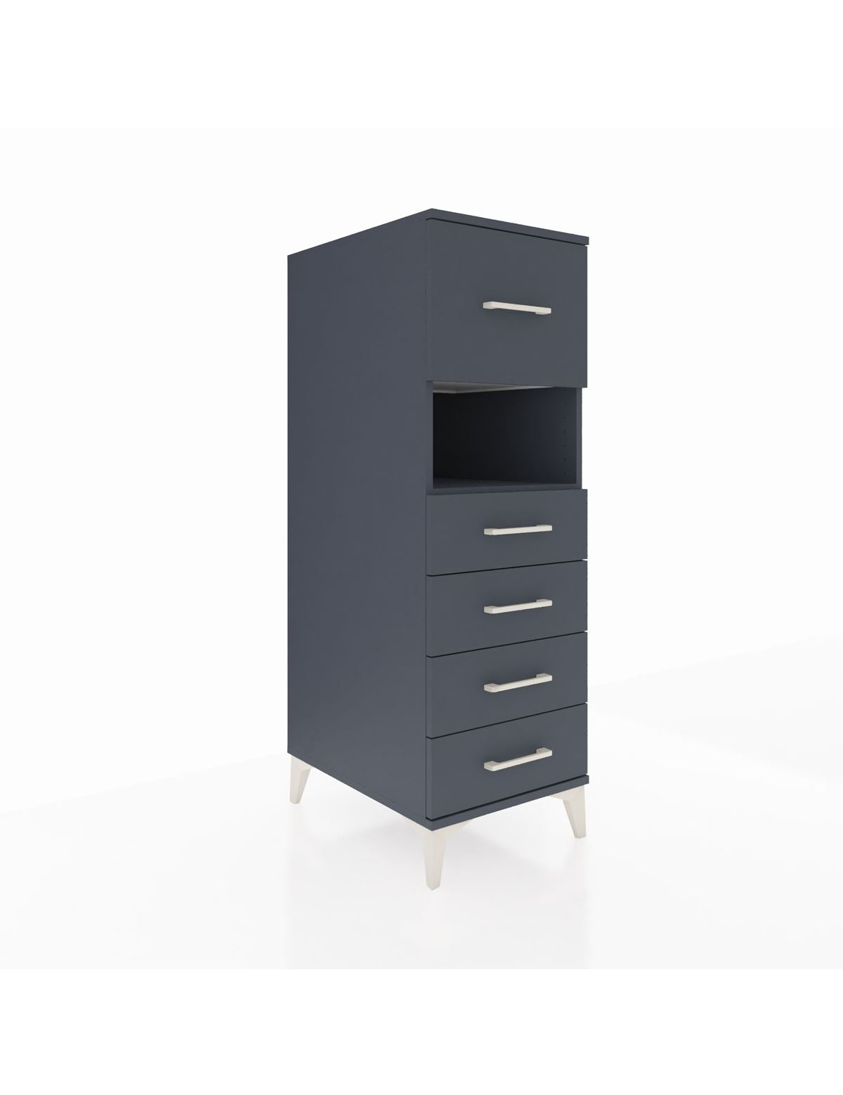 Kronos Dolap Tek Raflı 5 Çekmeceli 44x59x134 - S82M029V5C