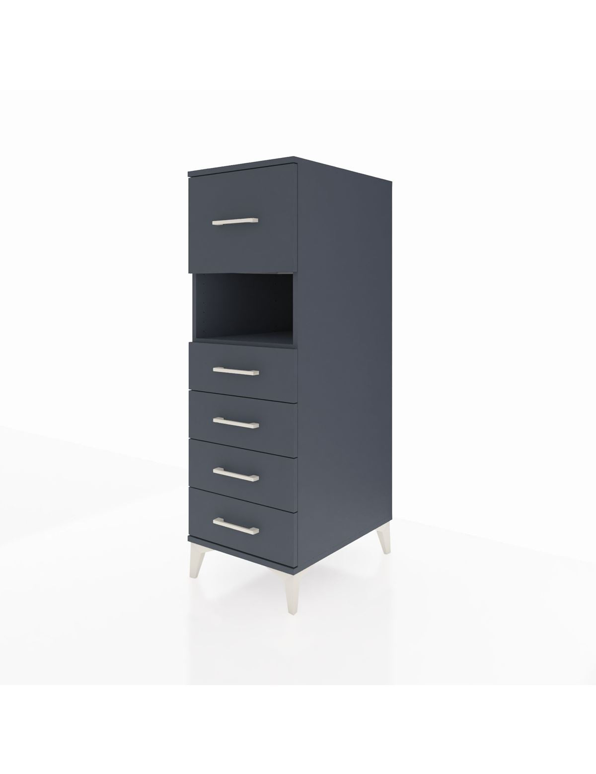 Kronos Dolap Tek Raflı 5 Çekmeceli 44x59x134 - S82M029V5C