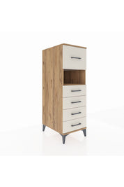 Kronos Dolap Tek Raflı 5 Çekmeceli 44x59x134 - S82M029V7C