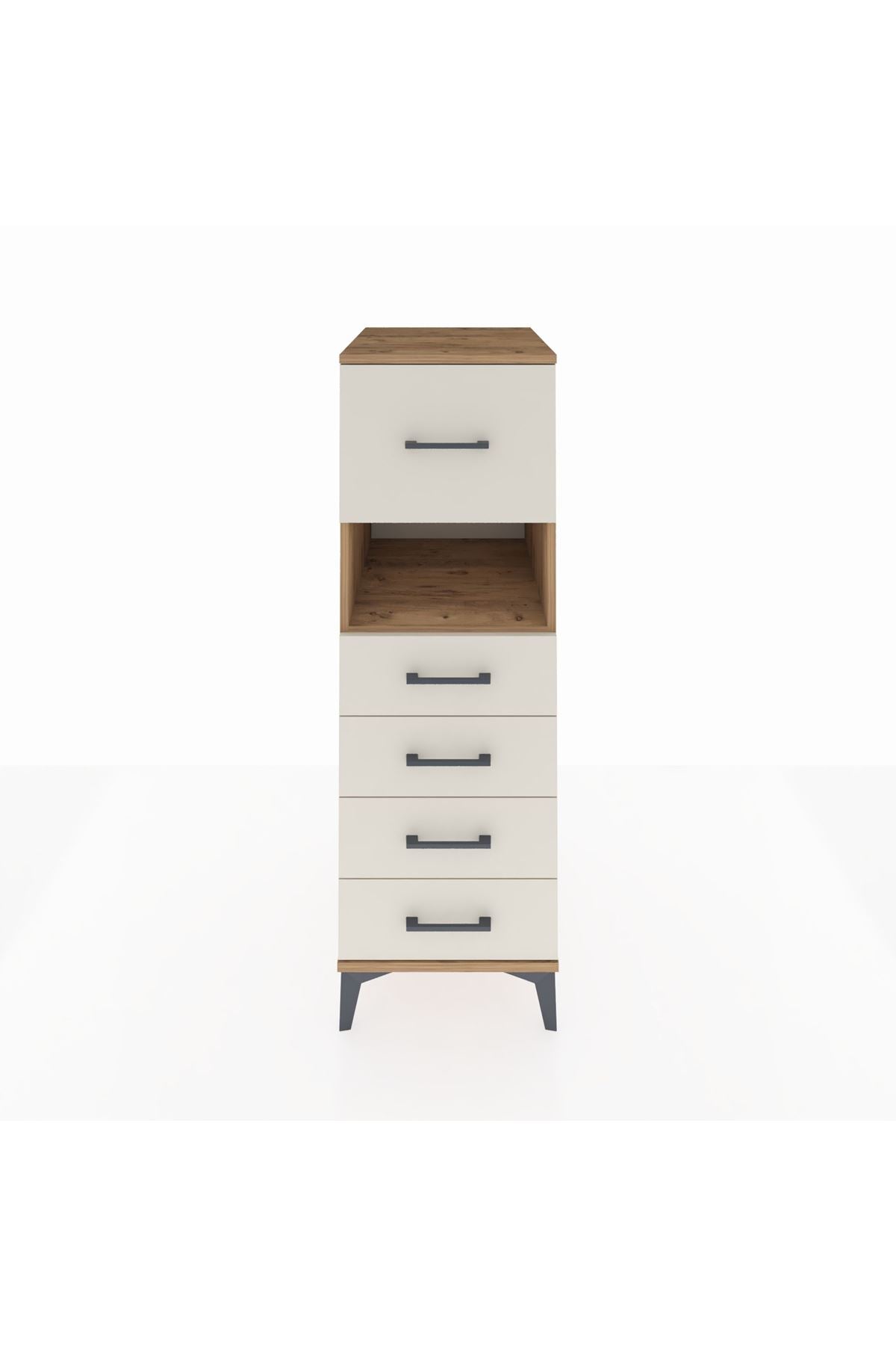 Kronos Dolap Tek Raflı 5 Çekmeceli 44x59x134 - S82M029V7C