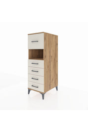 Kronos Dolap Tek Raflı 5 Çekmeceli 44x59x134 - S82M029V7C