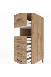 Kronos Dolap Tek Raflı 5 Çekmeceli 44x59x134 - S82M029V9C