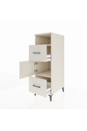 Kronos Dolap 2 Raflı 2 Çekmeceli Tek Kapaklı 44x59x134 - S82M031V1C