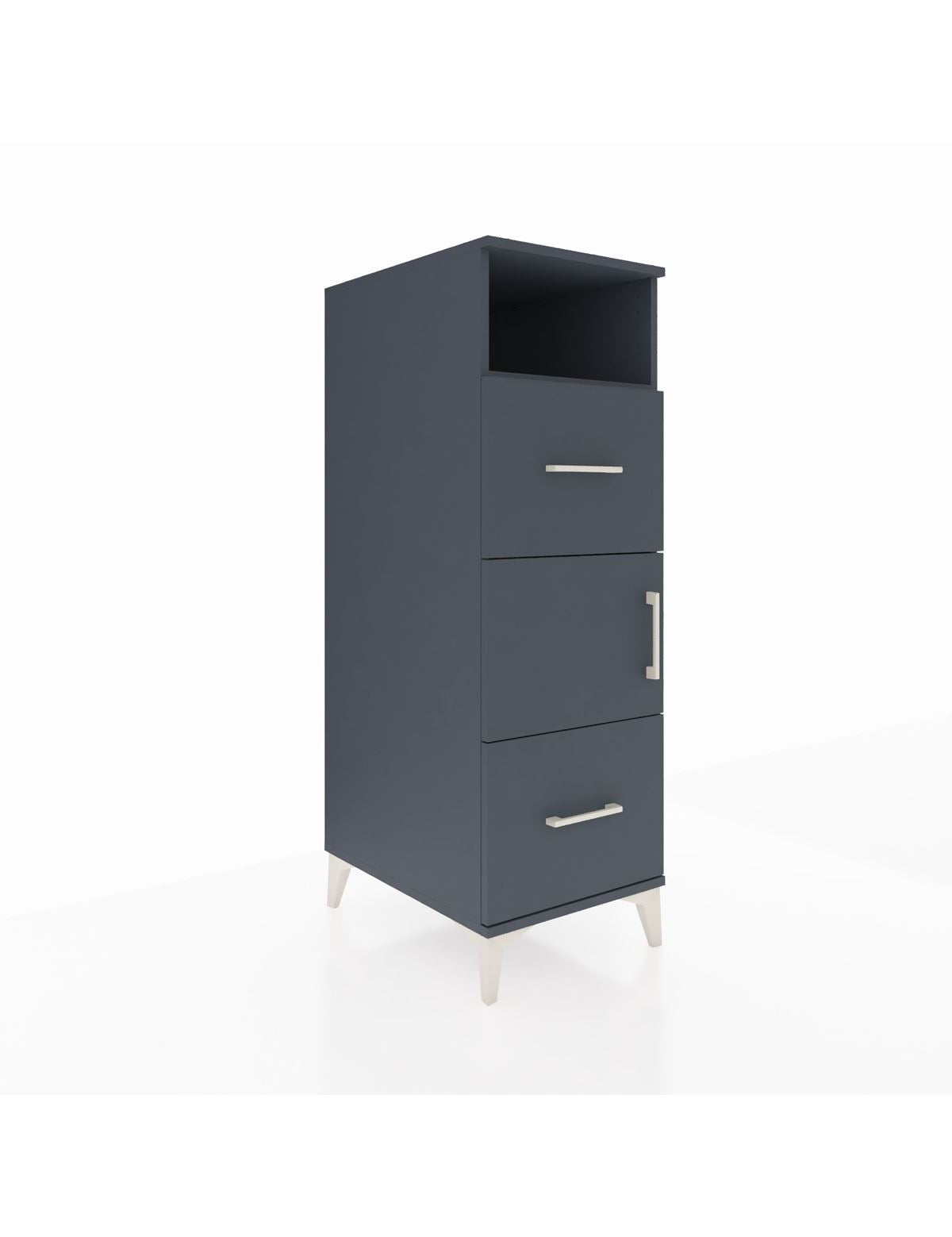 Kronos Dolap 2 Raflı 2 Çekmeceli Tek Kapaklı 44x59x134 - S82M031V5C