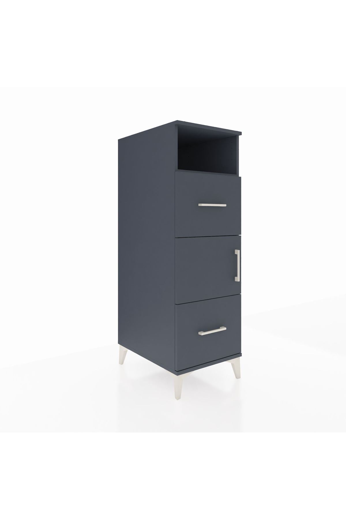 Kronos Dolap 2 Raflı 2 Çekmeceli Tek Kapaklı 44x59x134 - S82M031V5C