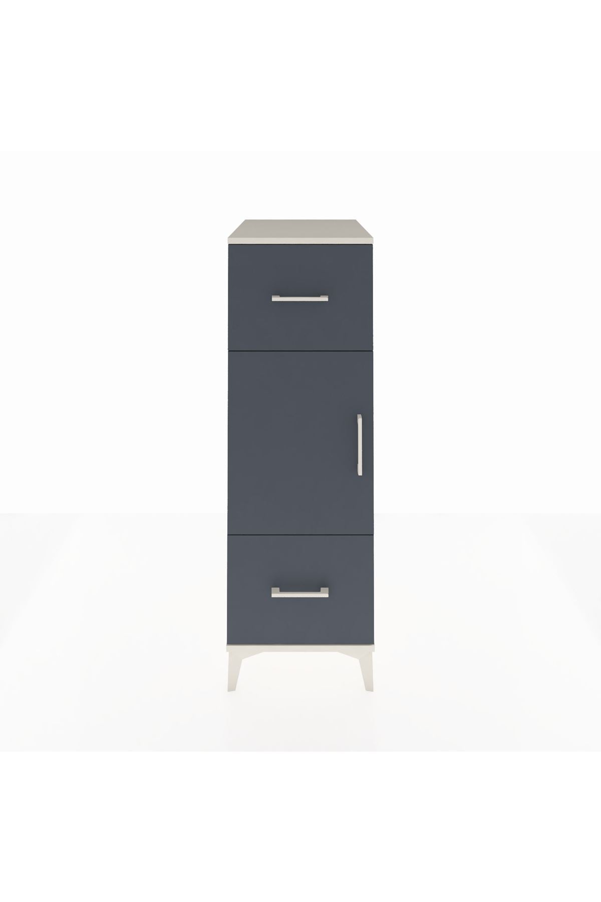 Kronos Dolap 2 Raflı 2 Çekmeceli Tek Kapaklı 44x59x134 - S82M032V2C