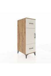 Kronos Dolap 2 Raflı 2 Çekmeceli Tek Kapaklı 44x59x134 - S82M032V7C