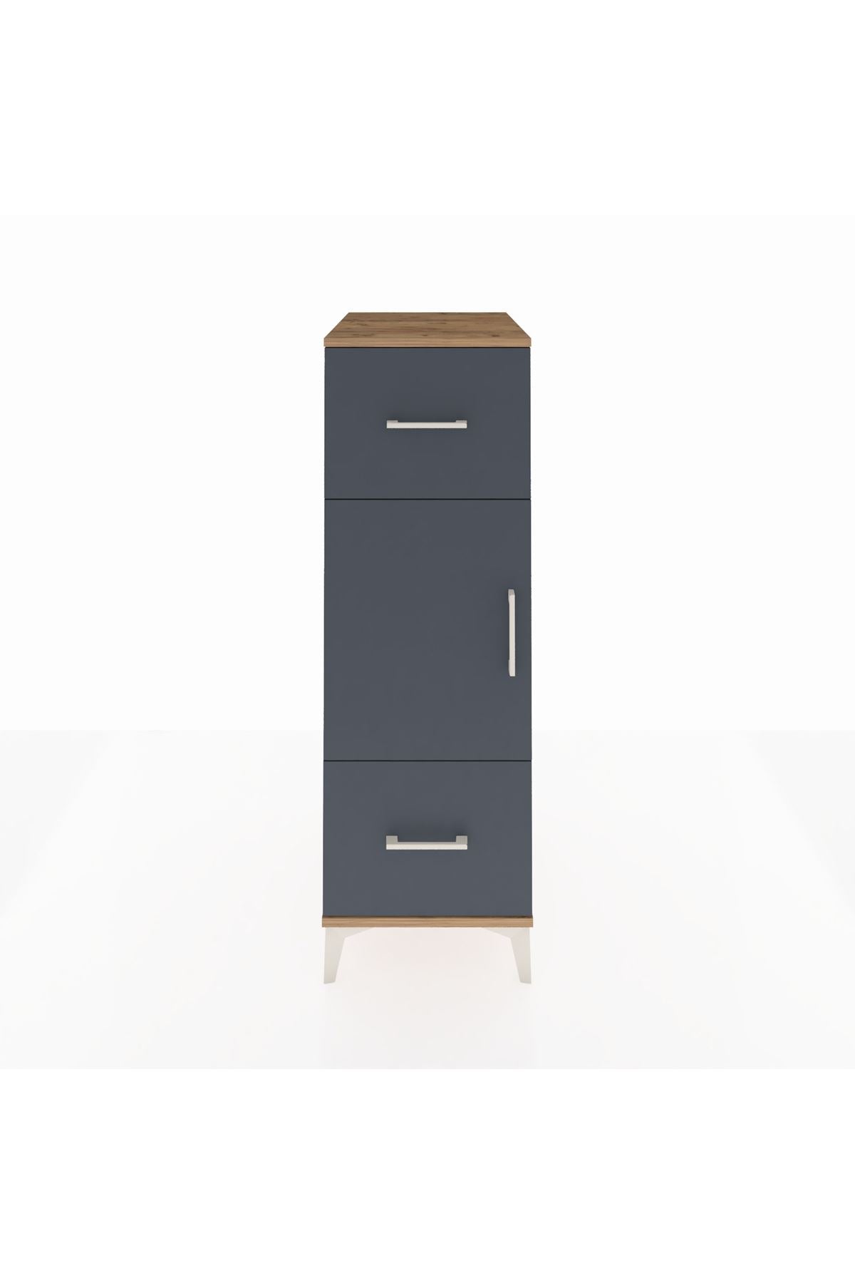 Kronos Dolap 2 Raflı 2 Çekmeceli Tek Kapaklı 44x59x134 - S82M032V8C