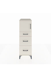 Kronos Dolap Tek Raflı 3 Çekmeceli Tek Kapaklı 44x59x134 - S82M033V1C