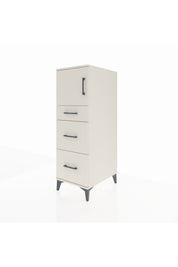 Kronos Dolap Tek Raflı 3 Çekmeceli Tek Kapaklı 44x59x134 - S82M033V1C
