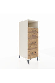 Kronos Dolap Tek Raflı 4 Çekmeceli 44x59x134 - S82M034V3C