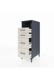 Kronos Dolap Tek Raflı 4 Çekmeceli 44x59x134 - S82M034V4C