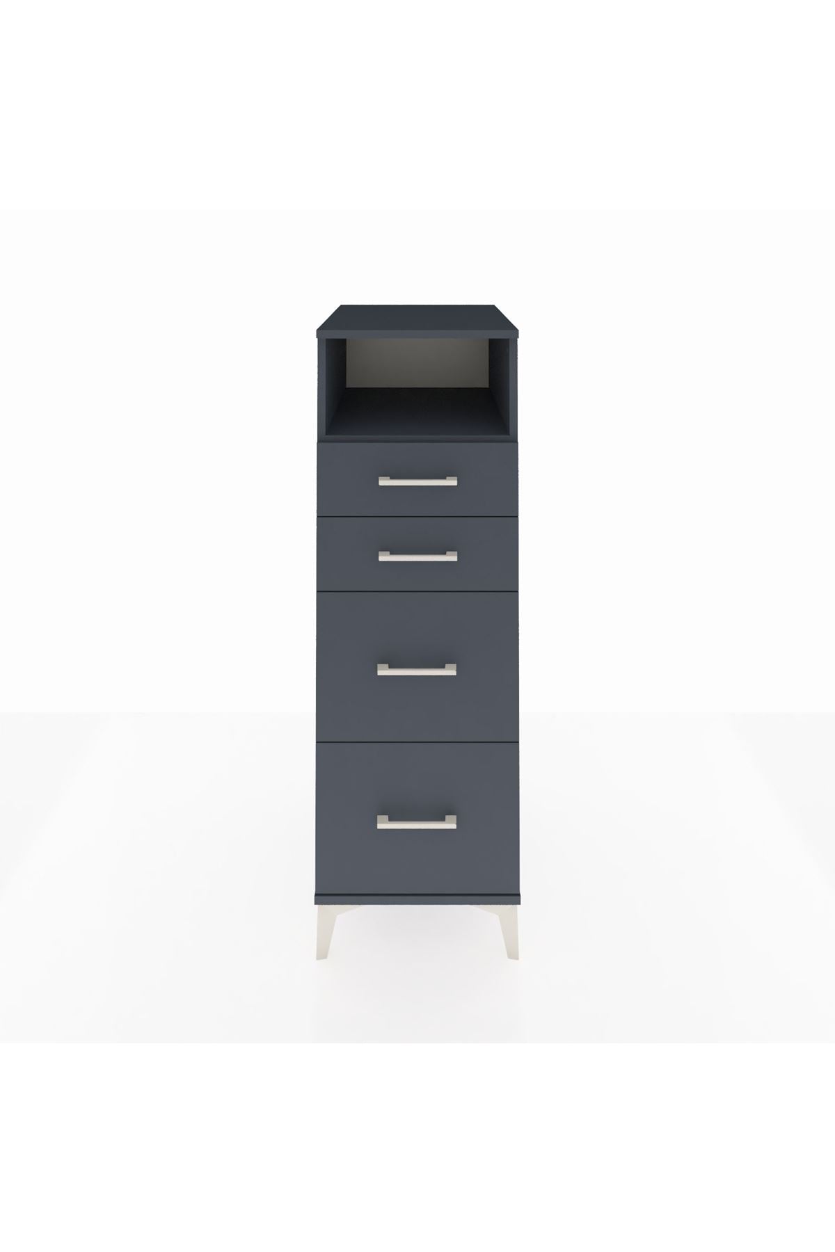 Kronos Dolap Tek Raflı 4 Çekmeceli 44x59x134 - S82M034V5C