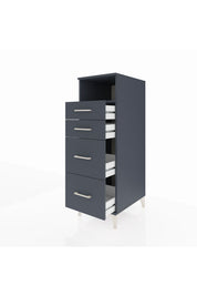 Kronos Dolap Tek Raflı 4 Çekmeceli 44x59x134 - S82M034V5C