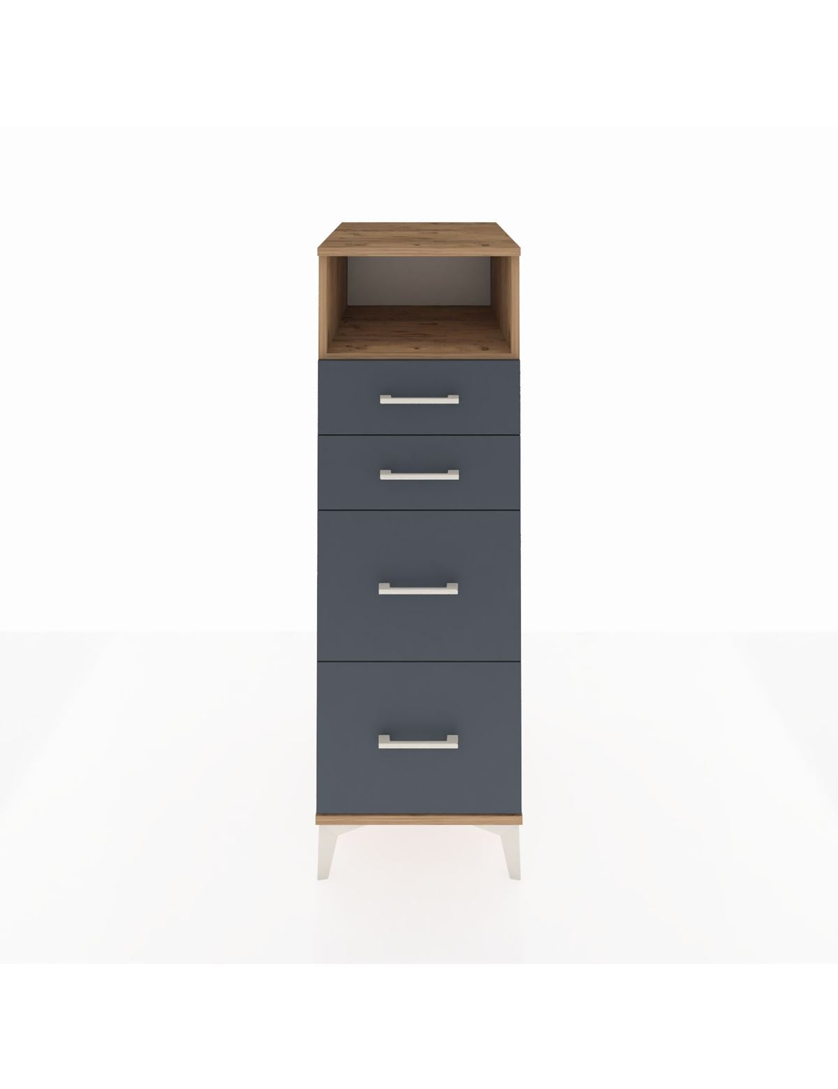 Kronos Dolap Tek Raflı 4 Çekmeceli 44x59x134 - S82M034V8C