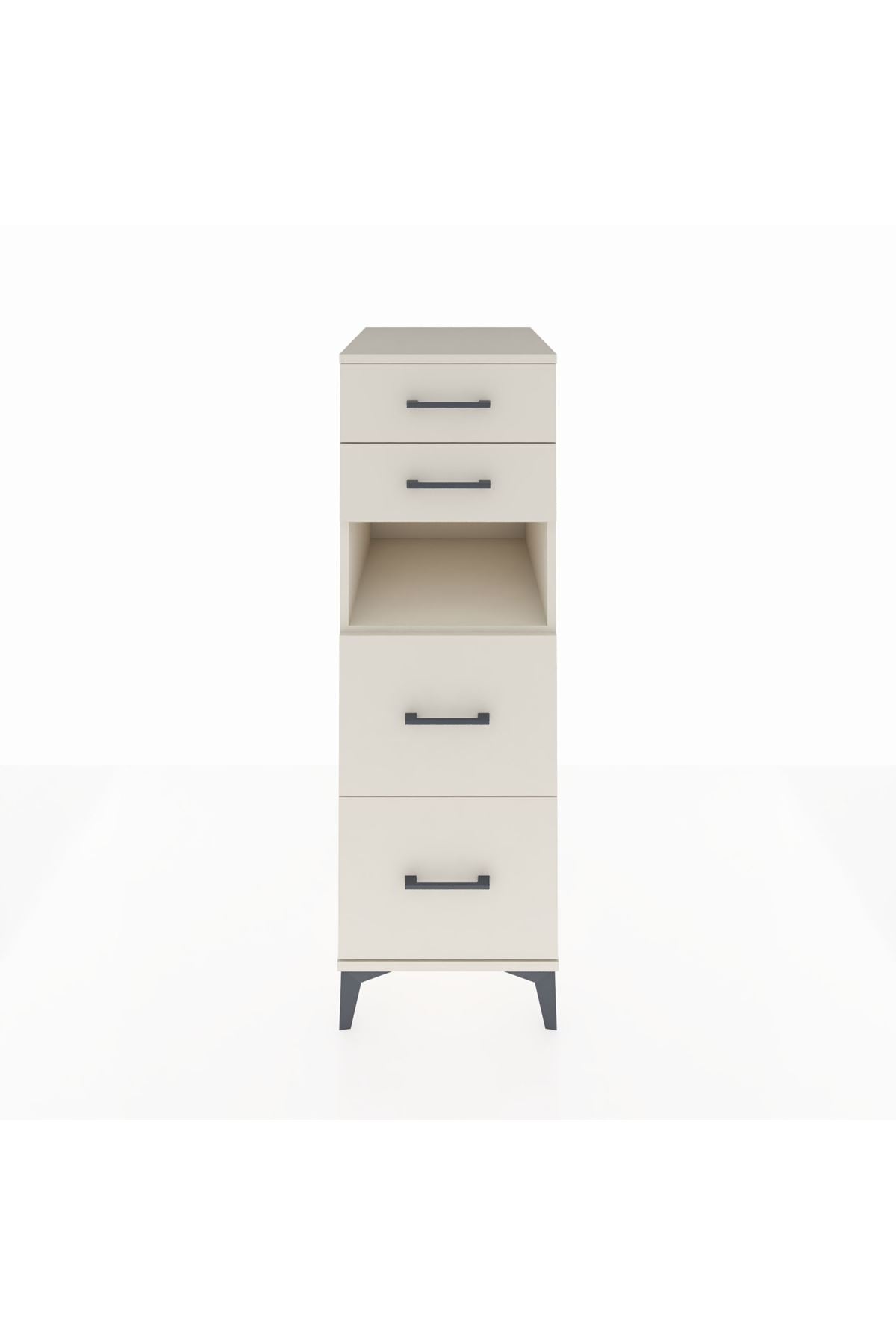 Kronos Dolap Tek Raflı 4 Çekmeceli 44x59x134 - S82M035V1C