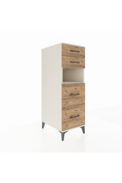 Kronos Dolap Tek Raflı 4 Çekmeceli 44x59x134 - S82M035V3C