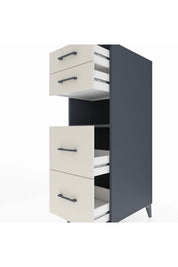 Kronos Dolap Tek Raflı 4 Çekmeceli 44x59x134 - S82M035V4C