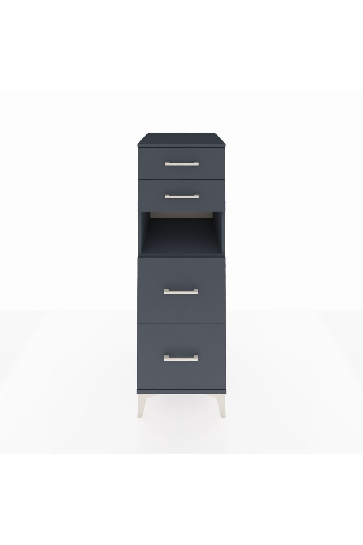 Kronos Dolap Tek Raflı 4 Çekmeceli 44x59x134 - S82M035V5C